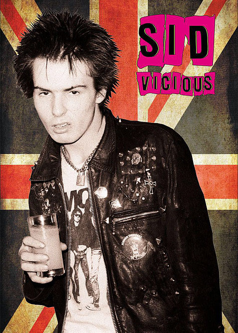 Sid Vicious- Flag Pic poster