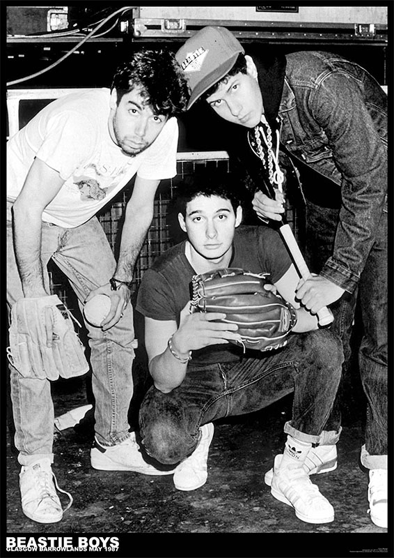 Beastie Boys- Glasgow 1987 poster