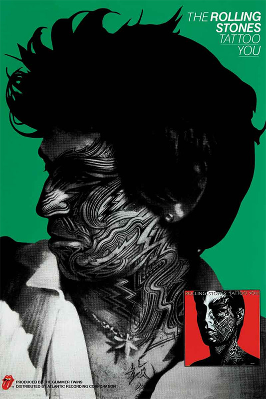 Rolling Stones- Keith Tattoo You poster (C9)