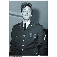 Elvis Presley- Germany 1960 Army Pic poster