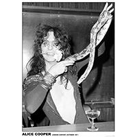 Alice Cooper- 1971 Snake poster