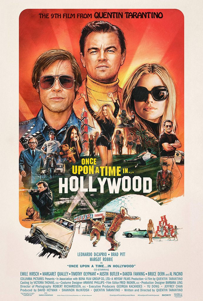 Once Upon A Time In Hollywood- Movie Poster