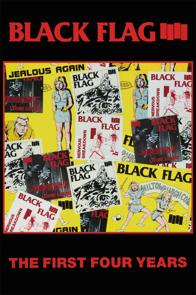 Black Flag- The First Four Years poster (B10)