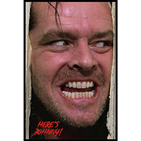 Shining- Here's Johnny poster (B1)