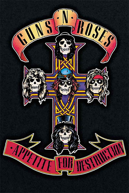 Guns N Roses- Appetite For Destruction poster (A12)