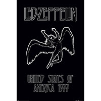 Led Zeppelin- USA 1977 poster (D9)