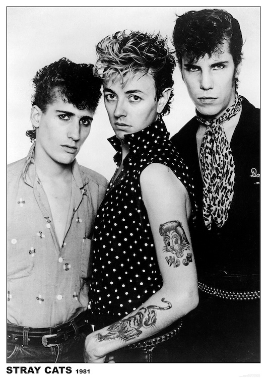 Stray Cats- 1981 Pic Poster