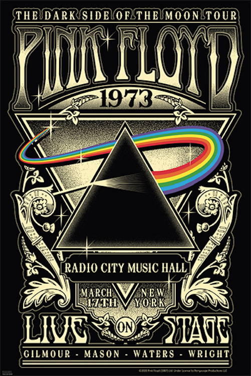 Pink Floyd- Radio City 1973 poster