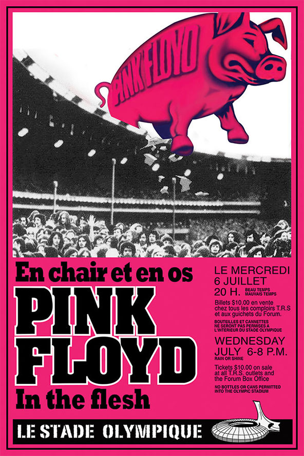 Pink Floyd- In The Flesh poster