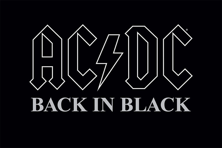 AC/DC- Back In Black poster (B11)