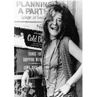 Janis Joplin- Planning A Party Poster