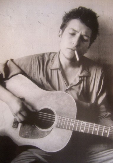 Bob Dylan- Cigarette & Guitar Poster