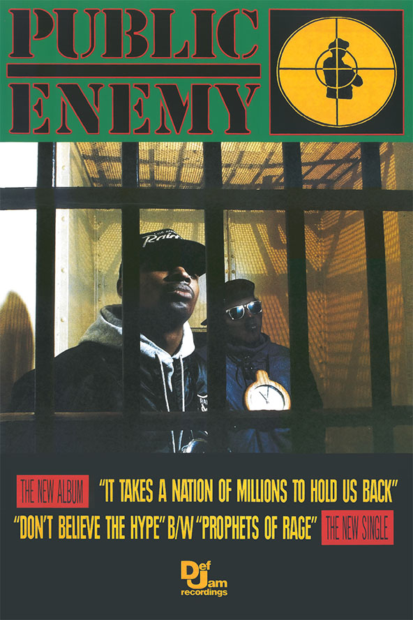 Public Enemy- It Takes A Nation Of Millions poster