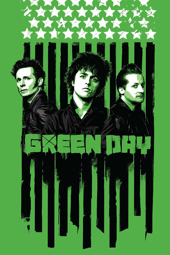 Green Day- Stars And Stripes poster (D13)