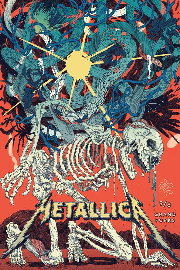 Metallica- Grand Forks poster (A9)