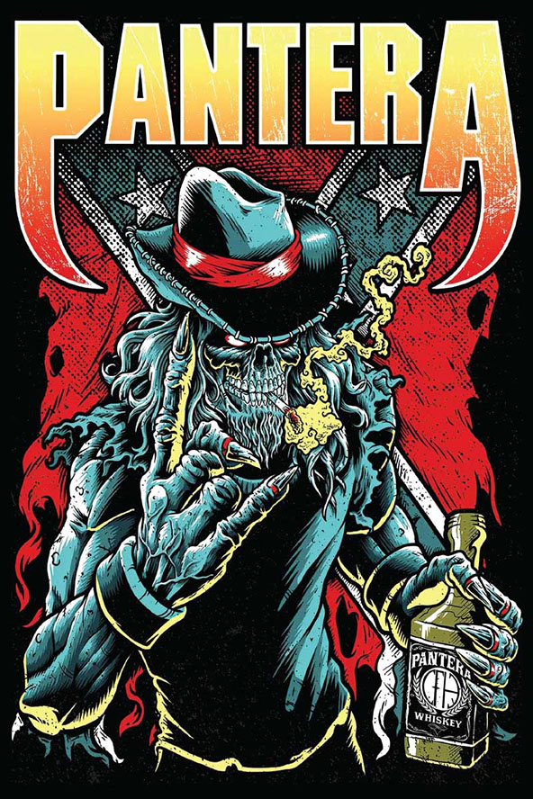 Pantera- Whiskey Cowboy poster (B12)