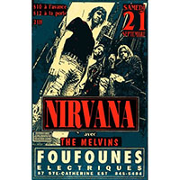 Nirvana- Quebec Show poster 