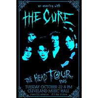 Cure- 1985 The Head Tour poster (B6)