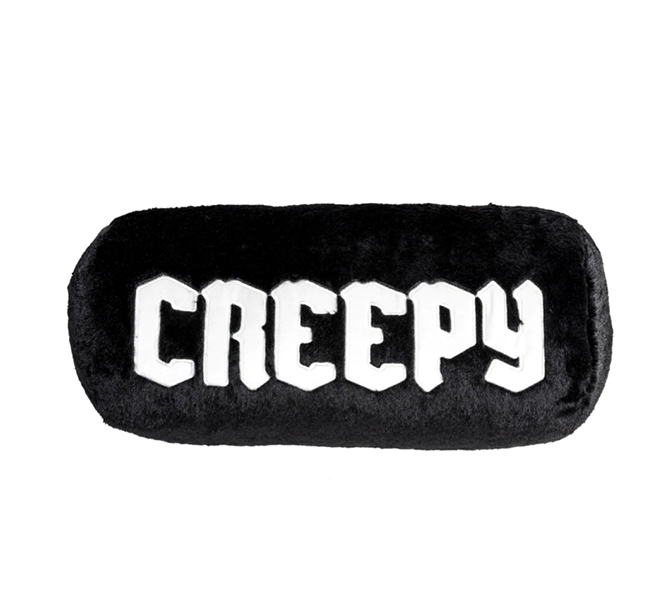 Furry Creepy Bolster Pillow by Sourpuss