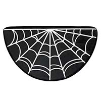 Half Round Spiderweb Bath Mat by Sourpuss