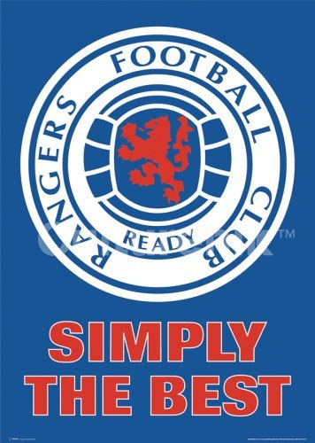 Rangers Football Club- Simply The Best poster (Sale price!)