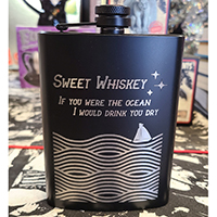 Sweet Whiskey Stainless Steel Flask by Mood Poison