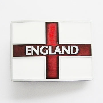 England Flag Belt Buckle (bb163)
