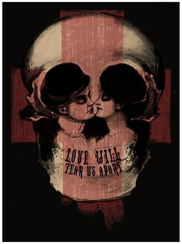 Love Will Tear Us Apart Art Print from Se7en Deadly - SALE