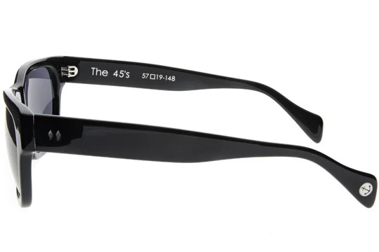 The 45's Sunglasses by Tres Noir- BLACK (Sale price!)