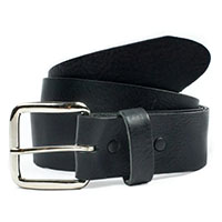 Black Leather Belt by Mascorro Leather