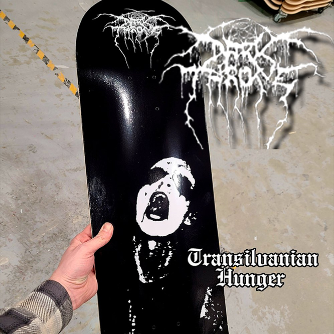 Darkthrone- Transilvanian Hunger Skate Deck by Volatile Skateboards