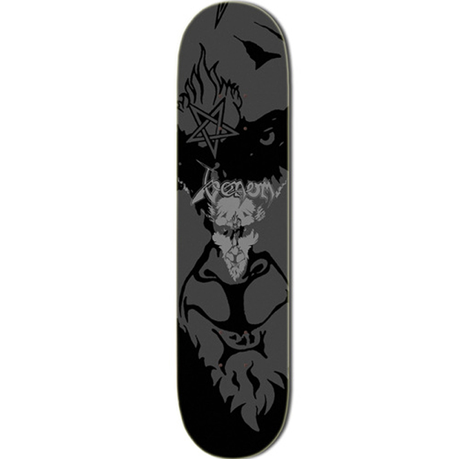 Venom- Black Metal Skate Deck by Volatile Skateboards