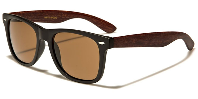 Black/Wood Sunglasses (Various Colors)