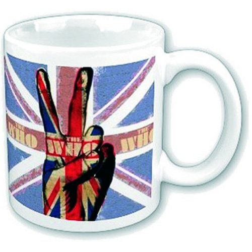 Who- Peace Fingers coffee mug
