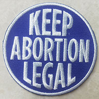 Keep Abortion Legal Embroidered Patch