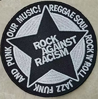 Rock Against Racism embroidered patch