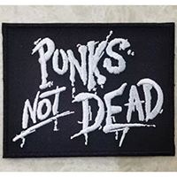Punk's Not Dead Embroidered Patch