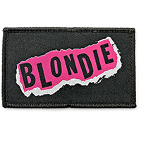 Blondie- Pink Logo woven patch (ep1296)