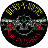 Guns N Roses- Los F'n Angeles Sewn Edge Back Patch (bp242)