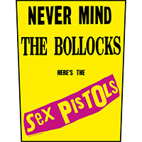 Sex Pistols- Never Mind The Boillocks (Yellow) Sewn Edge Back Patch (bp199)