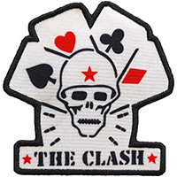 Clash- Skull & Cards Woven patch (ep1301)