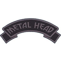 Metal Head Embroidered Patch by Kreepsville 666 (ep944)