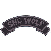 She Wolf Embroidered Patch by Kreepsville 666 (ep946)