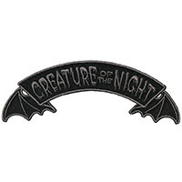 Creature Of The Night Embroidered Patch by Kreepsville 666 (ep947)