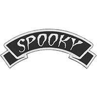 Spooky Embroidered Patch by Kreepsville 666 (ep950)