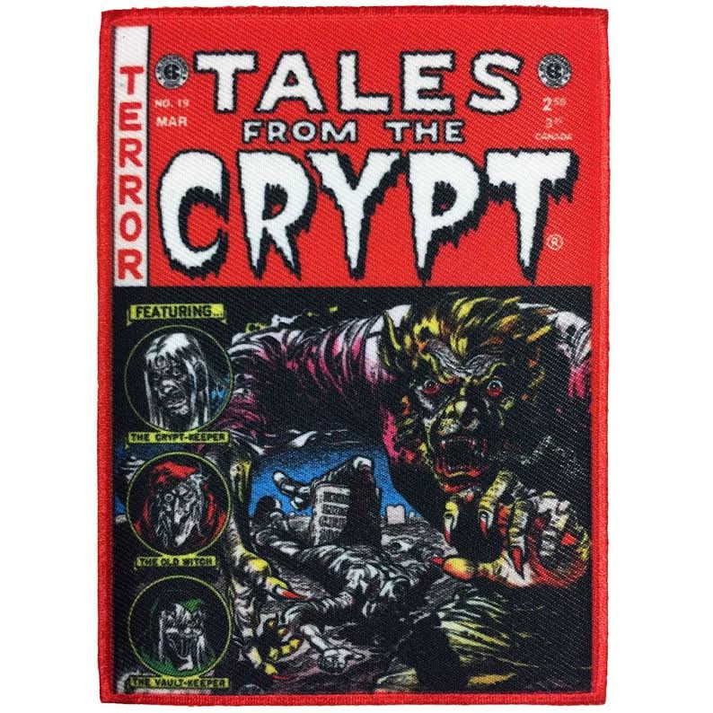 Tales From the Crypt Red Comic Embroidered Patch by Kreepsville 666 (ep204)