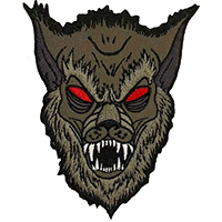 Allan Graves Monster Grey Wolf Patch by Kreepsville 666 (EP351)