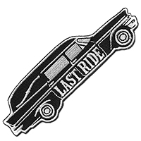 Last Ride Hearse Embroidered Patch by Kreepsville 666 (ep1084)