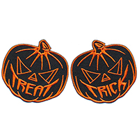 Trick or Treat Embroidered Pumpkin Patch Set by Kreepsville 666 (ep1068)