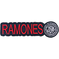 Ramones- Red Logo & Seal embroidered patch (ep1169)